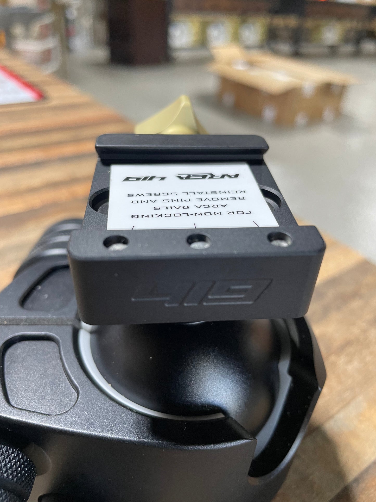 55MM Dual Tension Ballhead W/ Arcalock Dual Clamp (Arca Swiss and Picatinny)