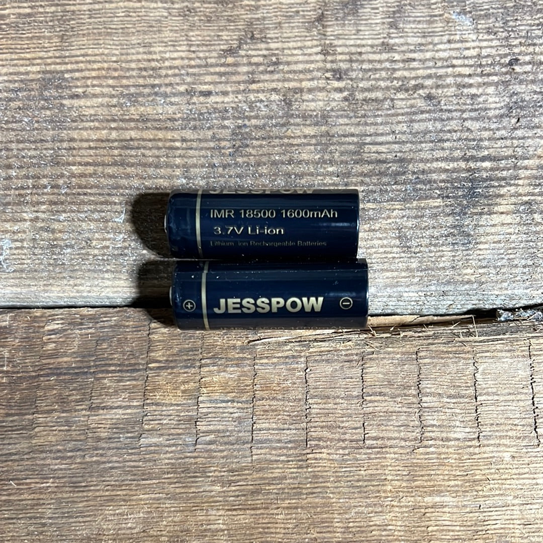 JESSPOW 18500 Rechargeable Batteries 2 Pack for IRay Bolts