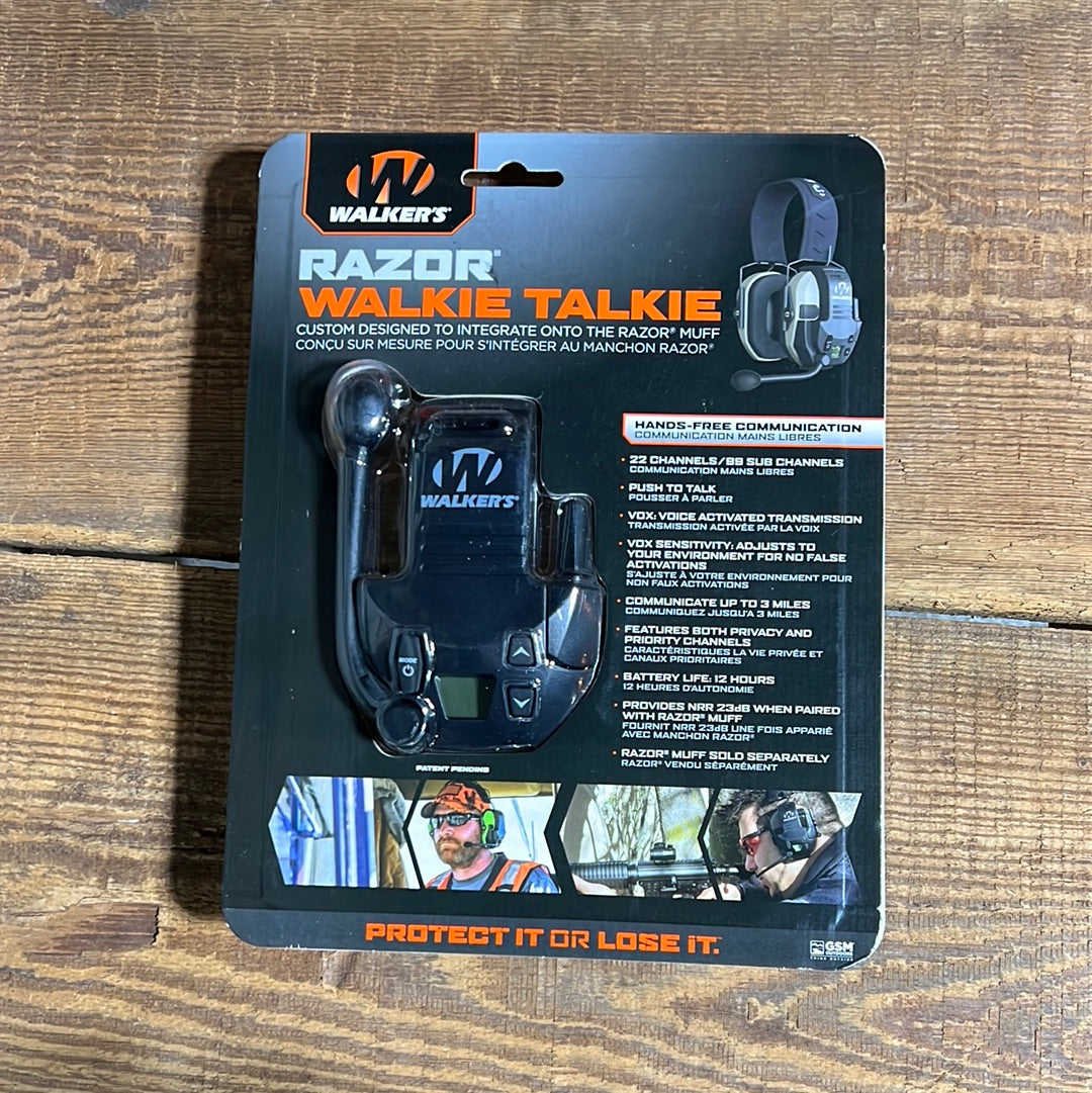 Walkers Razor Walkie Talkie Attachment