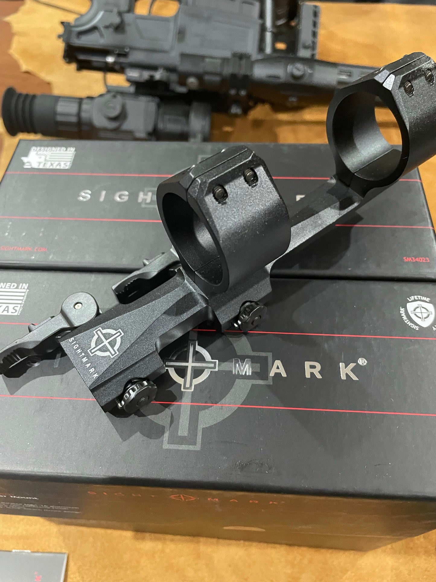 Sightmark Tactical 30mm 1 Inch LQD Cantilever Mount ( IRay Bolt & Thermion Mount)
