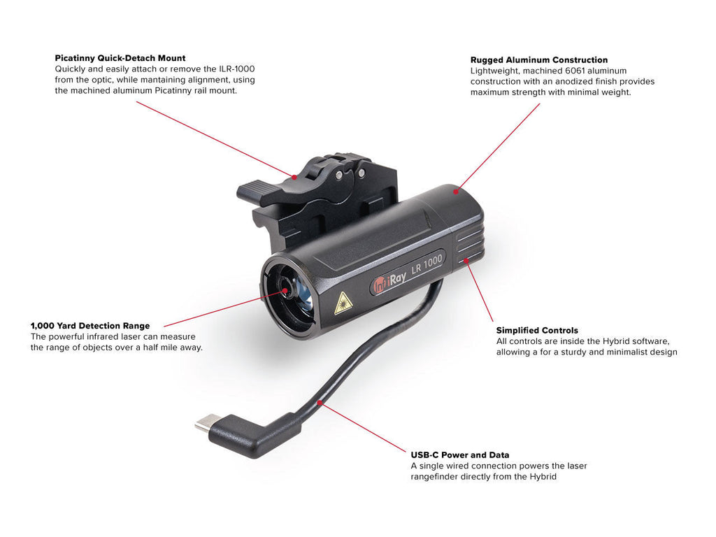 InfiRay Outdoor ILR Laser Rangefinder LRF HYBRID AC82 – Thermal Gals