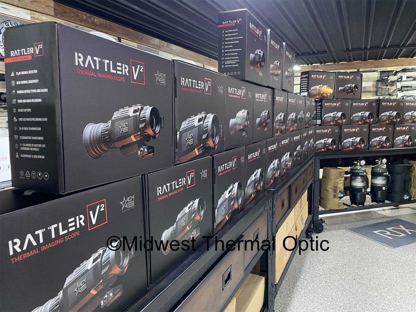 AGM Rattler V2 25-256 Thermal Scope