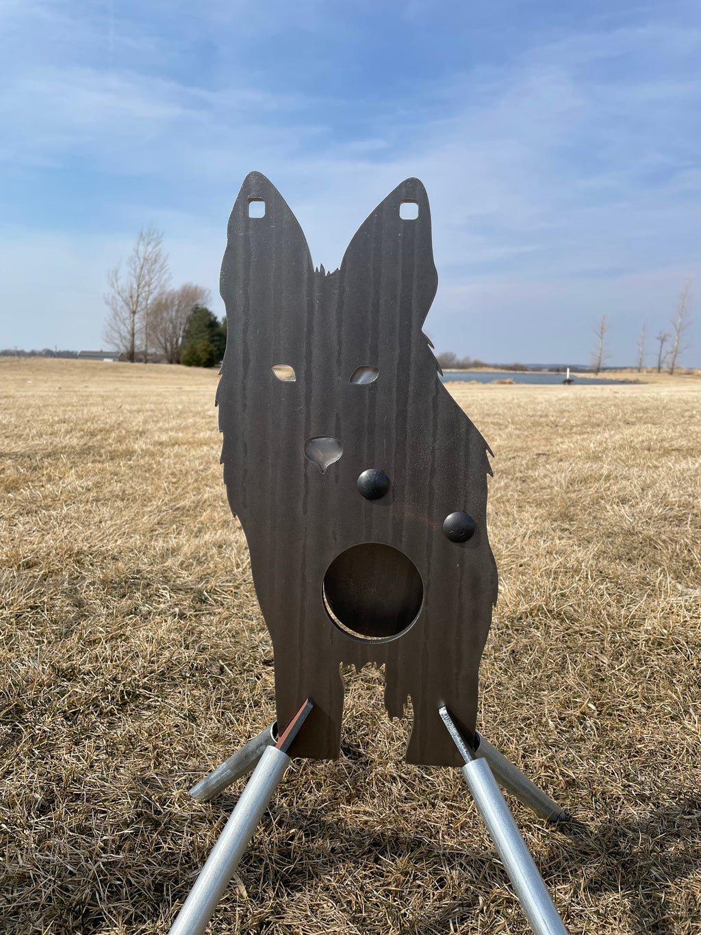 AR500 Coyote Target - Full Size Reactive Vital Steel – Thermal Gals